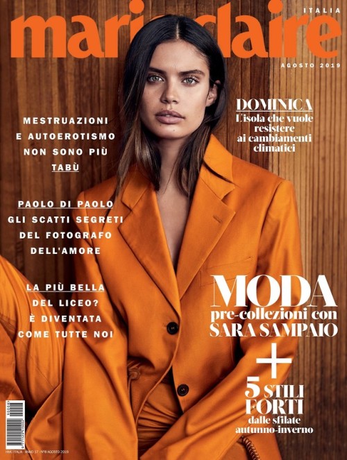 Sara Sampaio for Marie Claire Italia August 2019 