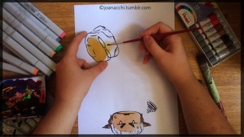 izhunny: dixiehellcat: joanacchi: Tony was not amused, he said I painted his hair wrong For more int