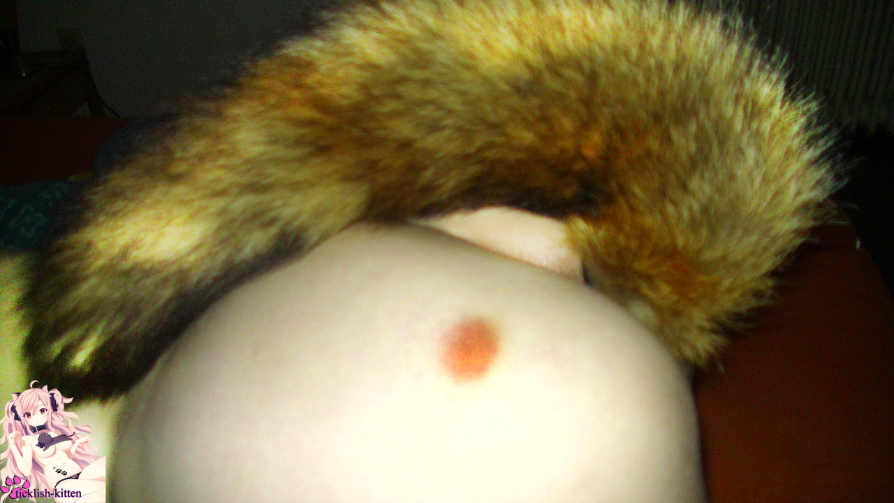 ticklish-kitten:Nyaaaaaaaaaaah! My master made i big huge hickey on my little butt