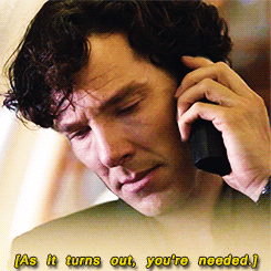 dingdongyouarewrong:  Look at Sherlock’s eyes, though.He was crying. 