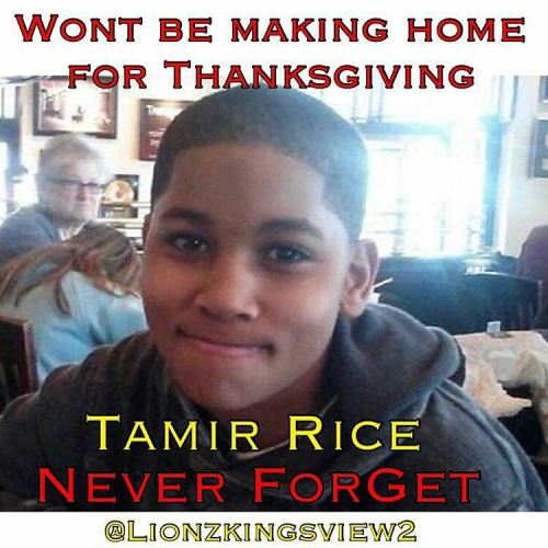 @Regrann from @lionzkingsview2  -  By @thehushreport #TamirRice will not be at the dinner table this