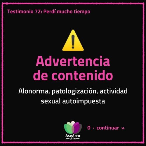 #MartesDeTestimonio! La alonorma es un sistema que, como otros, se interioriza muy prontamente en nu