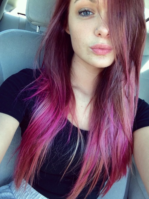 fuck-it-idc:  This hair color brings my eyes out 😀 
