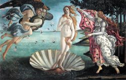 leuc:  The Birth of Venus  Sandro Botticelli, 1485