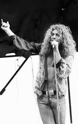 babeimgonnaleaveu:  Robert Plant in 1972 by Phillip Morris   My man could use some boxer briefs, just sayin&rsquo; 💗