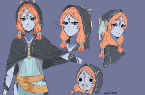 doodleladle:  I wanted to draw Midna, so I dicked around with some younger Midna designs   Midkle <3
