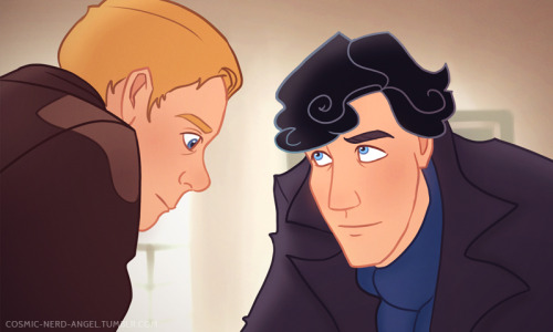 jessieherself: jupitereyed: cosmic-nerd-angel: If Sherlock was an animated show.  I took random