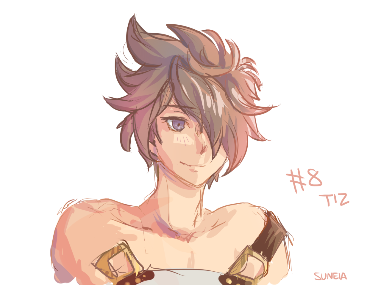 headphonesuneia:  #8 is Tiz Arrior again! Finally, I managed to draw him with adult