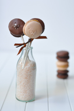 sweetalchemies:  Macaron Pops 