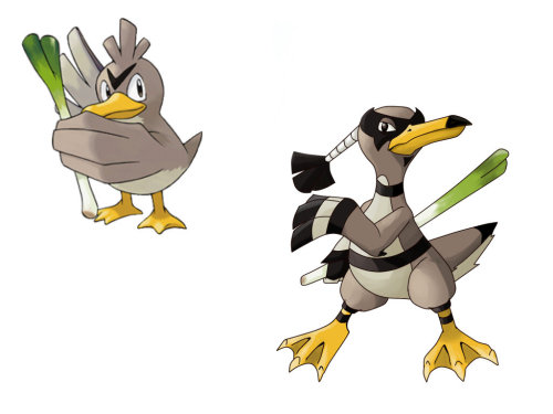 Farfetch'd evolui para Kaduckte! (Evoluções Fakes) #001