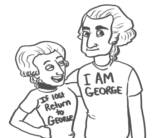 jadore-histoire: lizzywhimsy: The Marquise de Lafayette had a wonderful plan for matching t shirts w