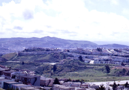 “Little Houses Made of Ticky Tacky,” Daly City, California, 1969.That Malvina Reynolds song (disclos