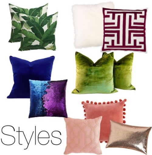 Pillow style by christina-milian featuring square throw pillows