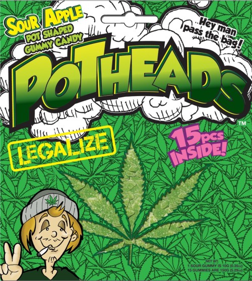weedporndaily:  Pot shaped gummy candy 
