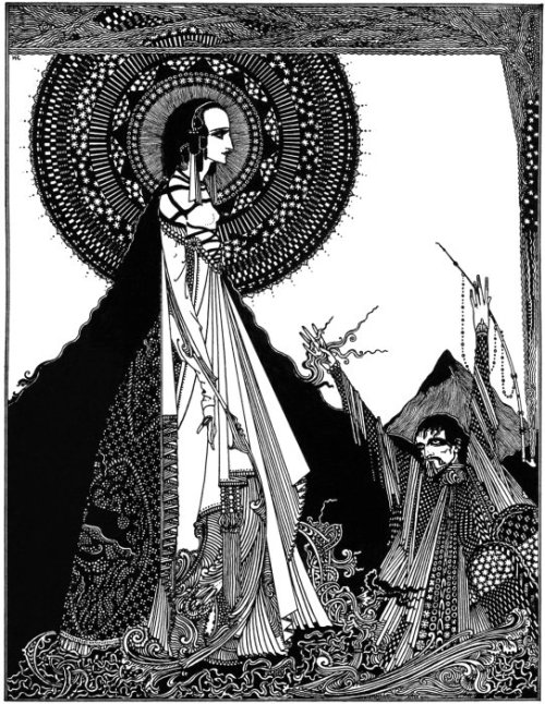 svenson777:Harry ClarkeIllustration for E.A. Poe’s short-story “Ligeia”, 1919.