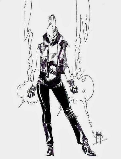 duss005:  drdavidmrmack:  thomasboatwright:  ungoliantschilde:  Bill Sienkiewicz.  I <3 Sienkiewicz  The amazing @sinKEVitch  inspiration for your night right here.