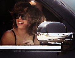 ladyxgaga:  Photos of Gaga smiling as she made her way to Paramount Studios in Los Angeles yesterday afternoon. Rumor has it Gaga is currently in the process of filming the video for ARTPOP’s lead single. 