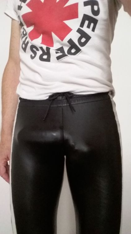 Tight leather gear on Tumblr