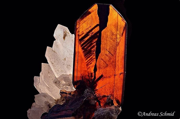 geologypage:  Brookite | #Geology #GeologyPage #Mineral  Chemical Formula: TiO2 Locality:
