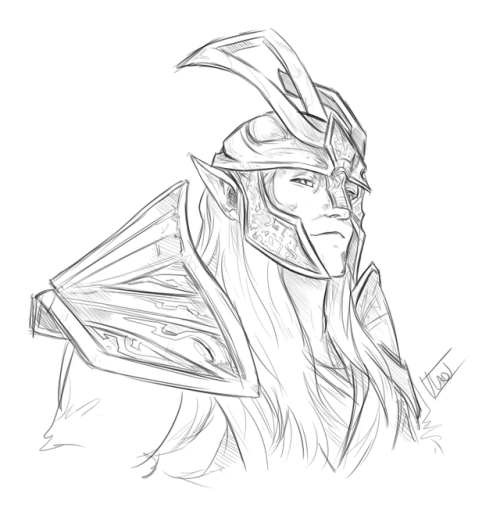 thevampdad: Taking a break to doodle my favorite living god, Sotha Sil~