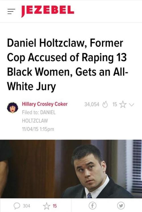 mysharona1987:  prepdenile:  mysharona1987:  This Holtzclaw story is genuinely infuriating. The guy has fucking merchandise.  What if he was falsely accused? Research the case, not the hype about it.  “Falsely accused.” Um, I think you’re the one