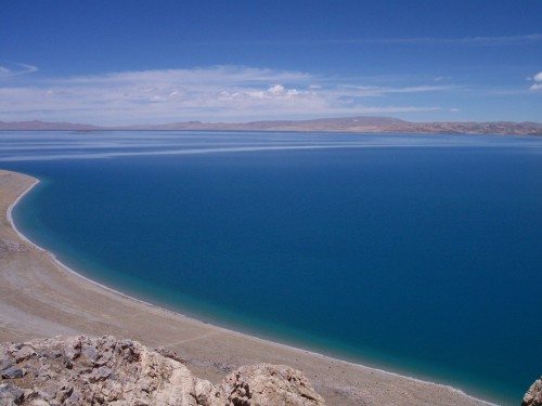 Lake NamtsoThis impressively blue water is found in Lake Namtso, high in the Tibetan Himalayas. The 