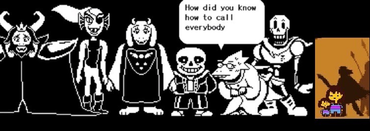 Height of the monsters: Proof that Sans isn’t short, and the monsters are freaking