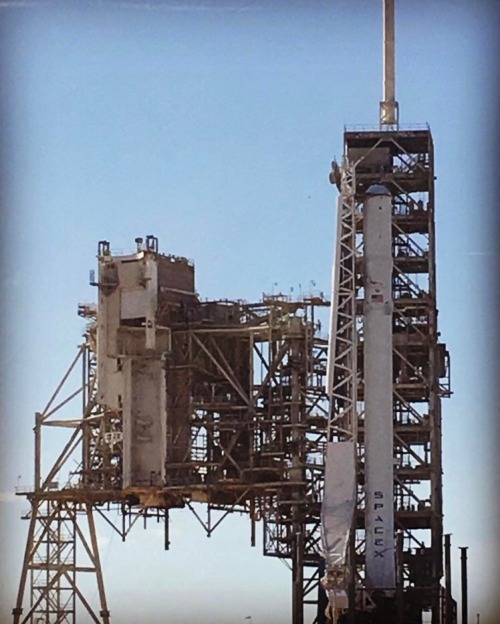 for-all-mankind:For the first time in 2,044 days, a rocket is perched atop historic Launch Complex 3