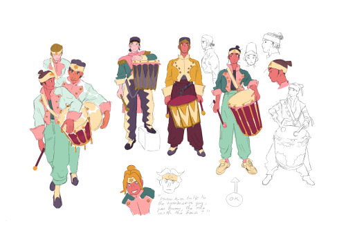 Character concepts for SUNDOWN !