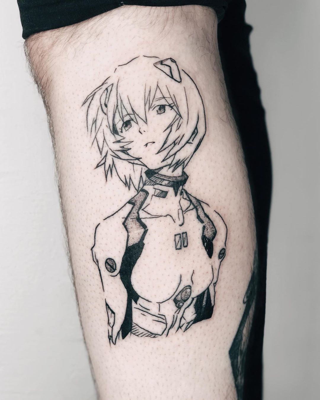 My Rei Ayanami tattoo Made in Lucky Tattoos in San Pedro N L Mexico   revangelion