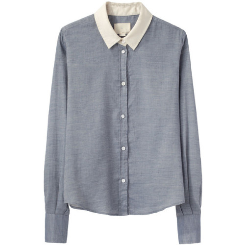 Boy by Band of Outsiders Contrast Collar Shirt ❤ liked on Polyvore (see more long sleeve shirts)