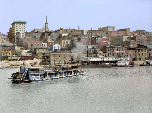 Vicksburg, Mississippi, USA, 1904(colorized)