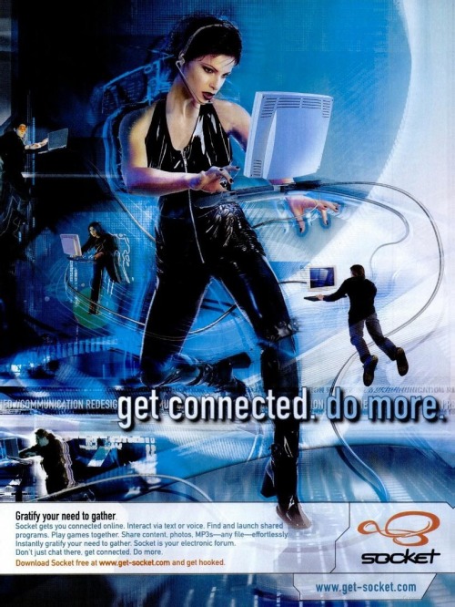y2kaestheticinstitute:‘Socket’ ad in Maximum PC (July 2000)