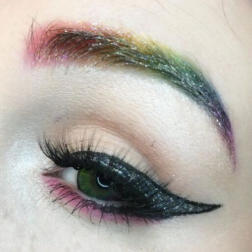 A sweet and simple rainbow #vain #makeup #selfie #eye #eyeshadow #mua #motd #lotd #fotd #mac #maccos