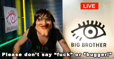 all-the-other-stuff:  “We are LIVE on Channel 4! PLEASE don’t say FUCK or BUGGER!” 