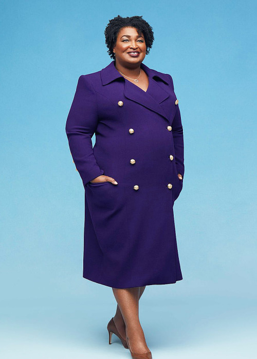 STACEY ABRAMS by AB + DM Studio for Marie Claire, April 2021. 