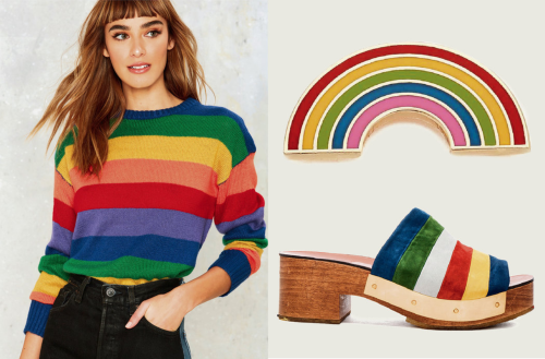 NY Times- Style Section: “Chasing Rainbows”
“There is no better time to get in touch with your inner child — or aging hippie. It’s easy to do when you’re wearing a rainbow, either in the form of a cozy striped sweater, ridiculously cheerful shoes or...