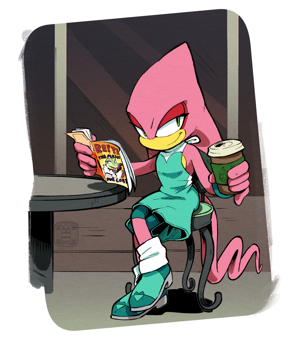 fini-mun: COM- Emily the ChameleonCommission for Kiwiwi! ( 45 minutes roughly, I