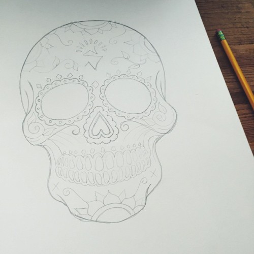 Day of the 💀 design in the works #iamsloth