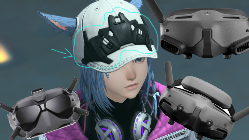 I Like How This Little Armor Part On The Cap Look Almost Like A Goggle FPV From A Drone Pilot, One Of