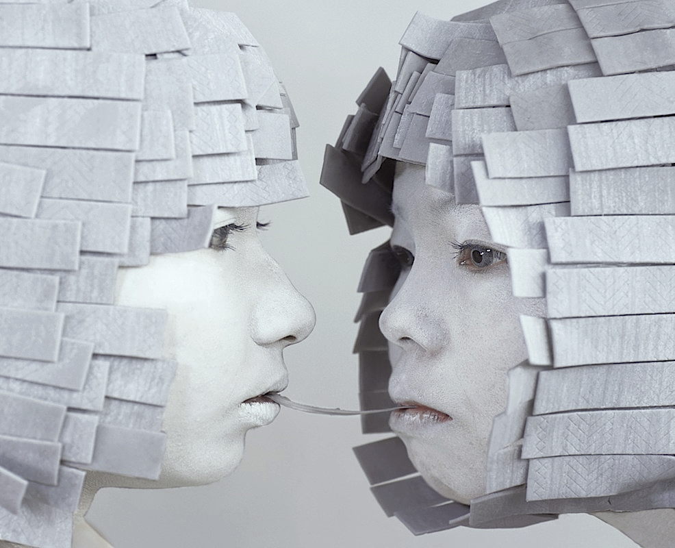 neuromaencer:  &lsquo;peppermint girl/mother&rsquo; by noriko yamaguchi