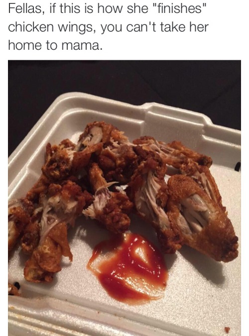 lalalalovelessheart:  jazn:  grapejellyking:  dieforpopeysfriedchicken:  DISRESPECT  who would raise such a disgrace to humanity  LOL   Chicken wings are 😷😷😷😷😷😷  Like why would you even eat chicken wings if you’re gonna do this