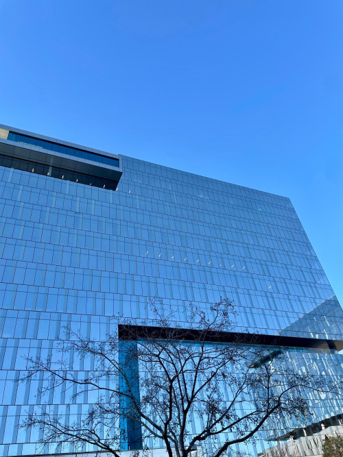 The Clear Blue Sky On A Cool Saturday Morning.