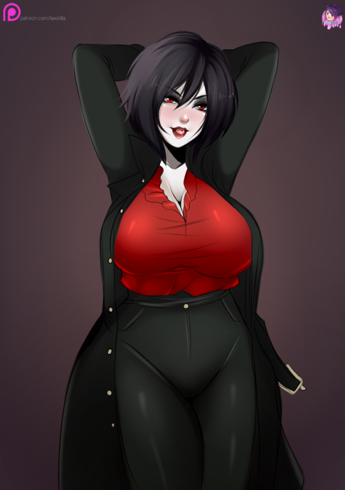 Subdraw #10 for @honeybadgerdc I hope you like it! Had fun drawing his chubby vampire OC :)I had so much delay on subdraws but I’ll catch up now :DHigh-res   Nude avaiable on my Patreon. Thanks for supporting !