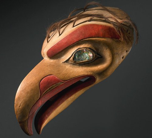 newguineatribalart: Native American Northwest Coast Bird shaped masks Among Northwest Coast peoples,