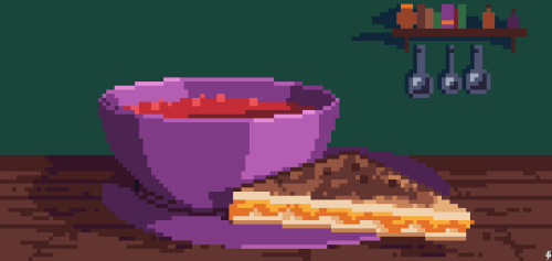 215. Favourite Foodtomato soup & grilled cheese!drawing this made me so hungry i had to go make 