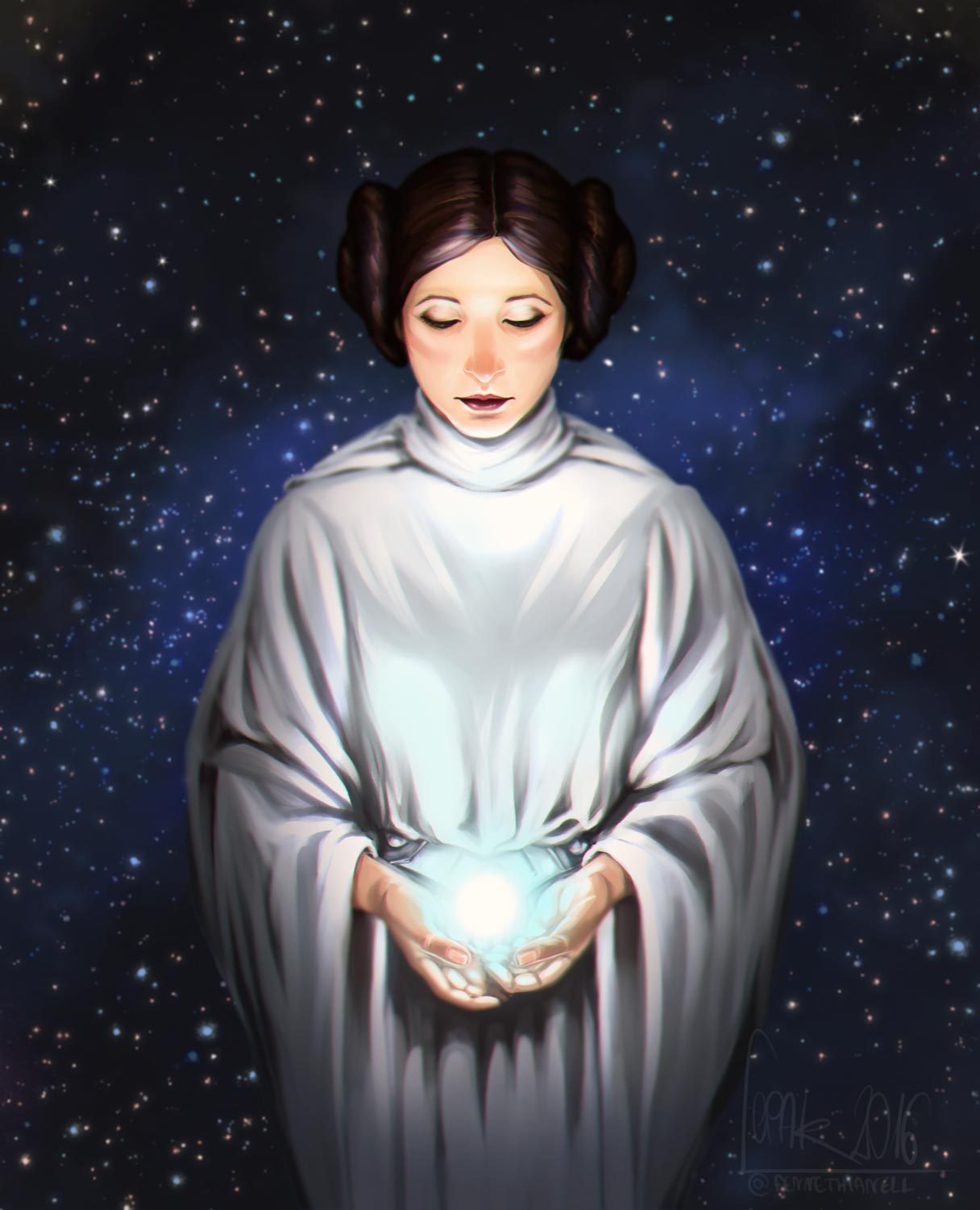 otherealm:  fennethianell:  She is One with The Force and The Force is with her 