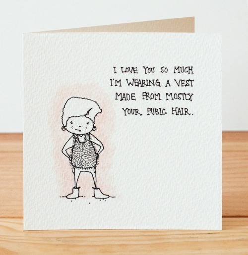bitchville:Hilariously Creepy Valentine’s Day Cards by http://hubbawelcomecards.com/
