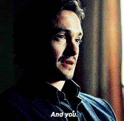 hannibalsgifs:“I can’t blame him for doing what evolution equipped him to do.”