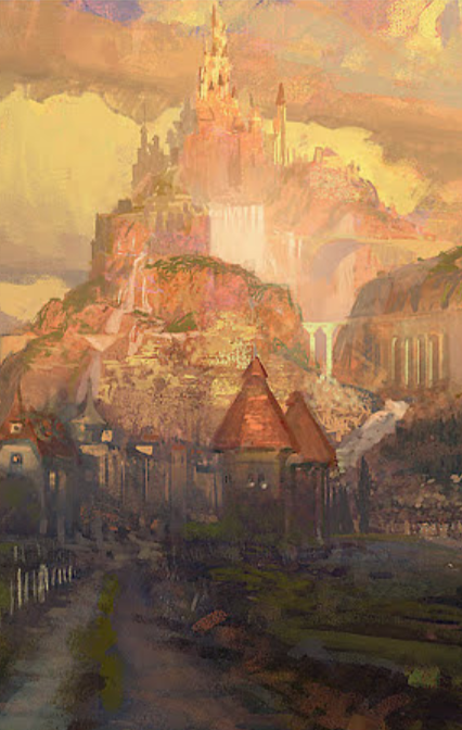 Visual development from The Art of Tangled by Lisa Keene, Craig Mullins, Laurent Ben-Mimoun, and Cla